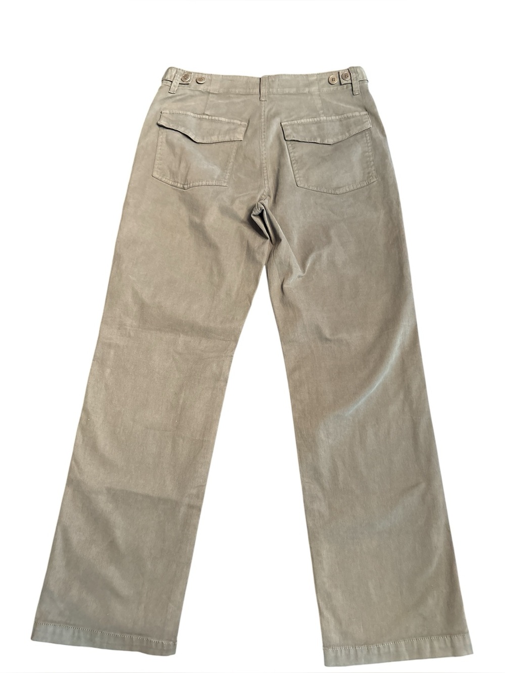 Madewell women’s Utility Straight-Leg Pants faded olive Size 27 NWT - Picture 6 of 10